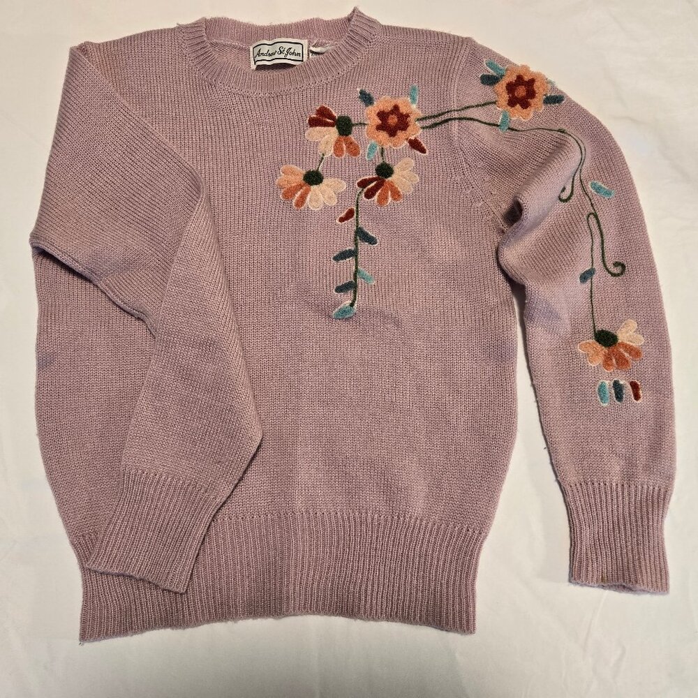 Andrew St John Girls Knit Sweater